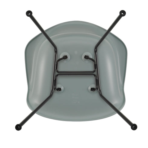 Cadeira de Braços em Plástico Eames DAX / Base Preta